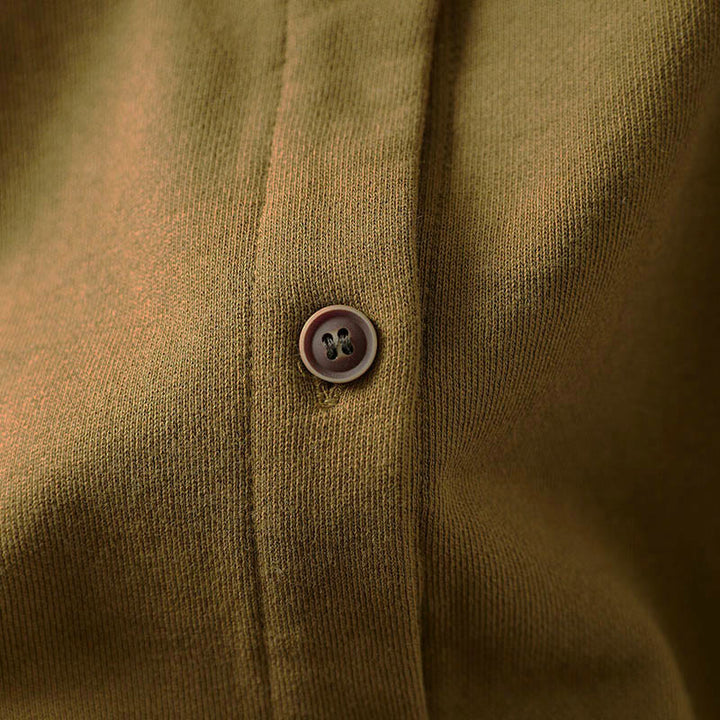 Chemise en coton à manches longues et col rond, motif Buddha Stones - image 4