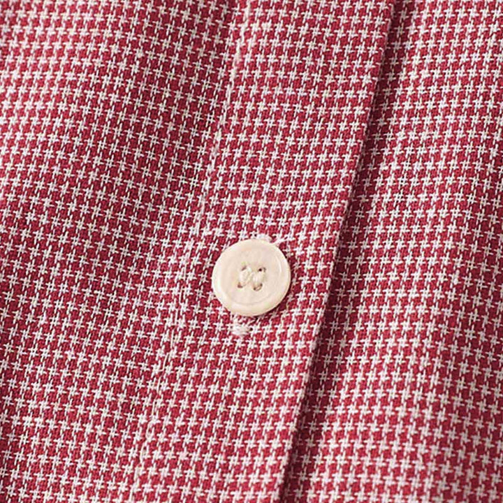 Chemise à manches longues pour femme, motif chat et Buddha Stones, broderie à carreaux, col montant et boutons. - image 11