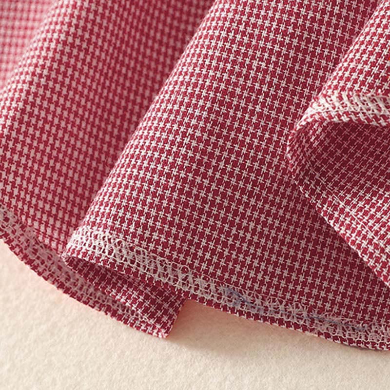 Chemise à manches longues pour femme, motif chat et Buddha Stones, broderie à carreaux, col montant et boutons. - image 14