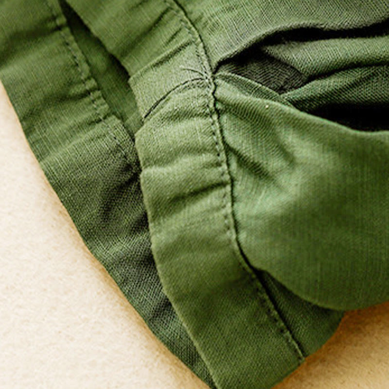 Pantalon Capri court harem à taille élastique et poches pour femme, motif Buddha Stones - image 31