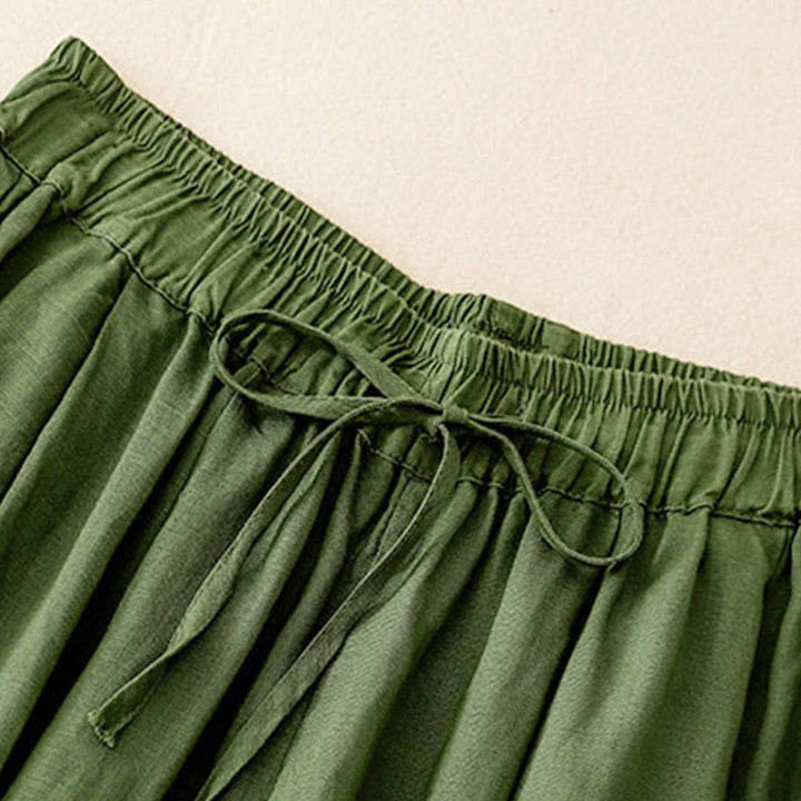 Pantalon Capri court harem à taille élastique et poches pour femme, motif Buddha Stones - image 28