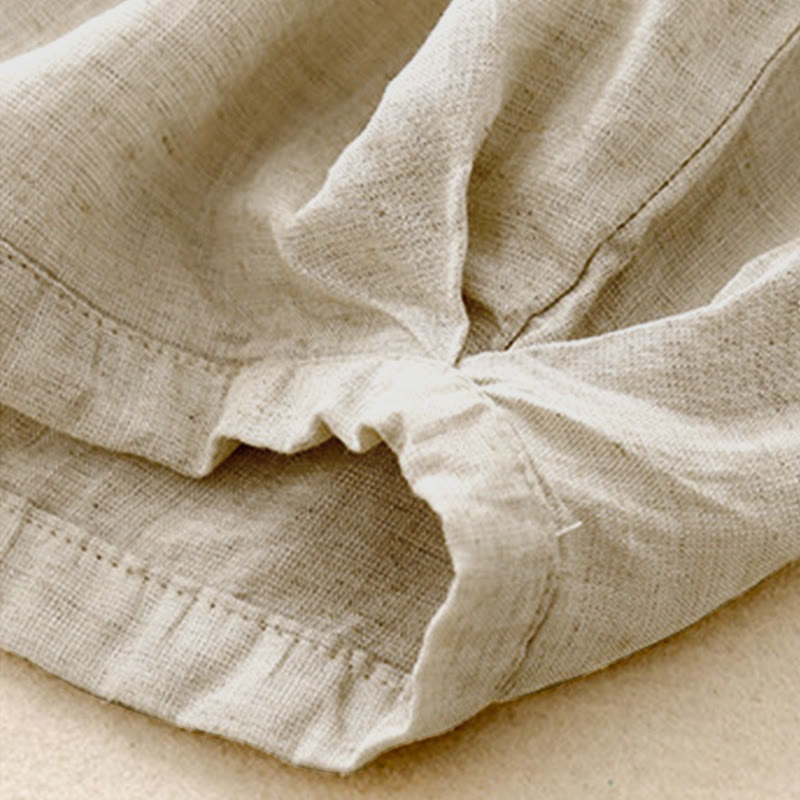 Pantalon Capri court harem à taille élastique et poches pour femme, motif Buddha Stones - image 8