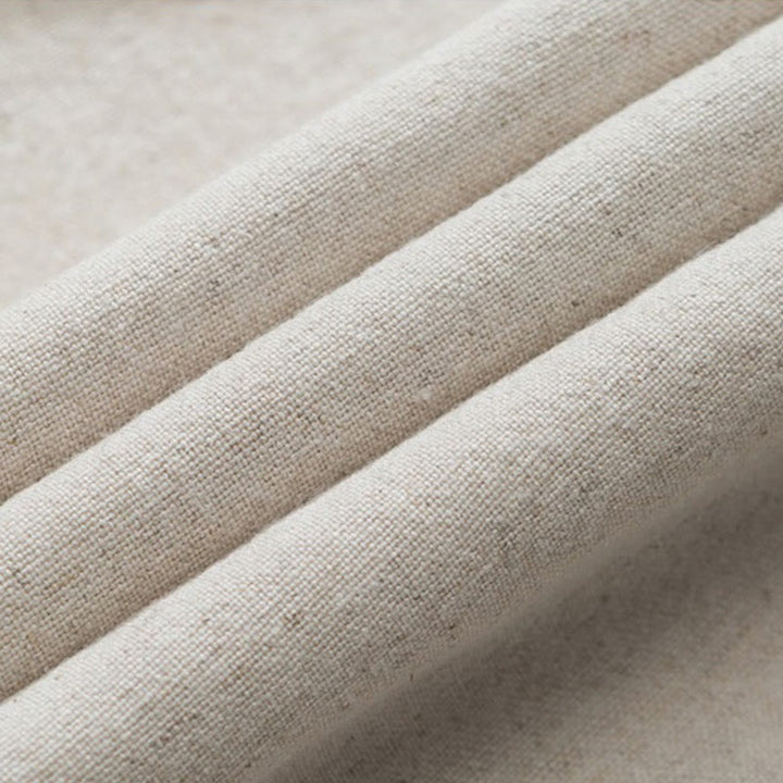 Pantalon d'été uni en lin et coton, motif Buddha Stones, avec cordon de serrage et poches, longueur 7-8. - image 10