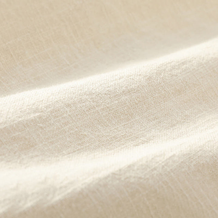 Pantalon d'été pour homme en ramie, lin et coton, longueur cheville, ourlets élastiques, coupe fuselée et poches, avec Buddha Stones - image 10