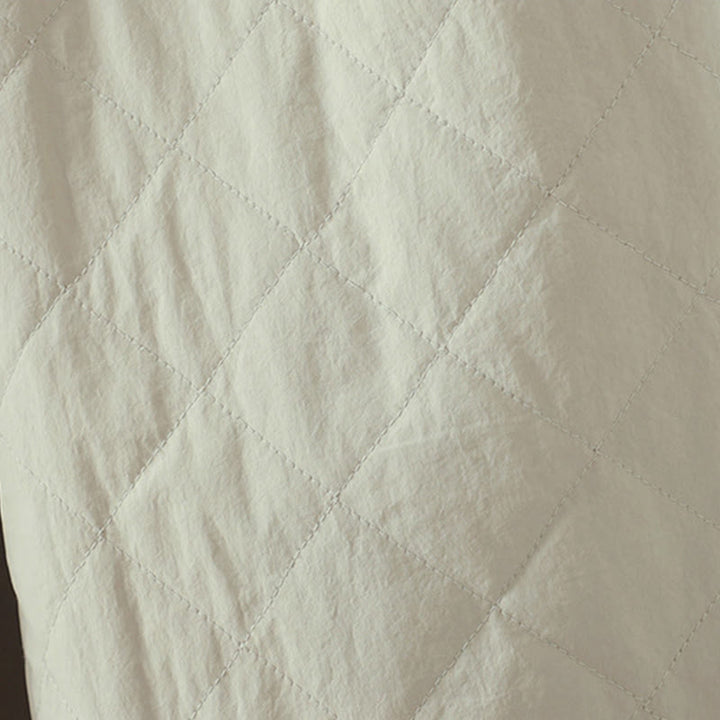 Pantalon épais pour femme en coton et polyester à motif losanges de Buddha Stones, avec poches - image 10