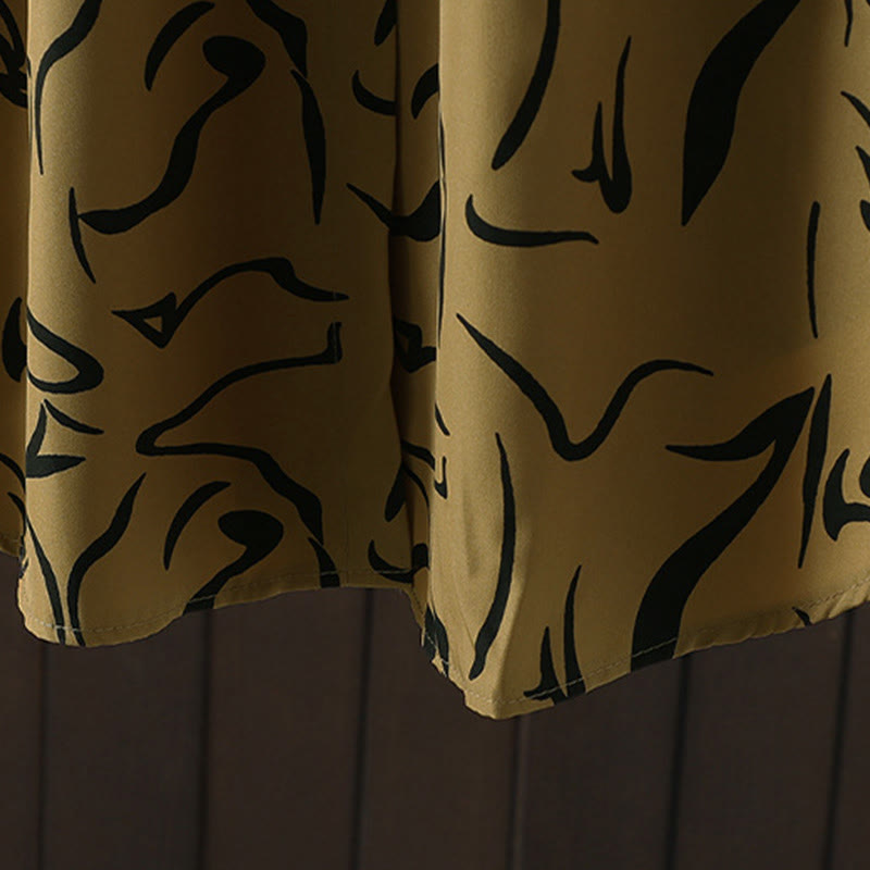 Chemise à manches longues pour femme en coton et polyester, motif rayures, col montant, motif rayures , Buddha Stones, printemps/automne  - image 10