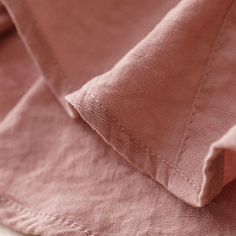 Chemise femme en coton et polyester, manches longues, col montant, motif Buddha Stones , printemps/automne  - image 16