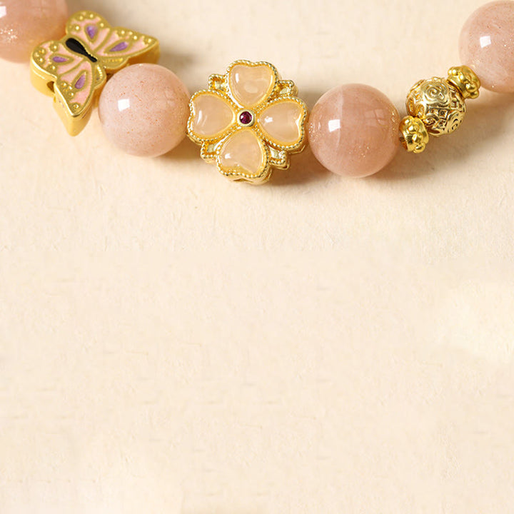 Bracelet de succès en agate rouge du Sud, pierre de soleil et tourmaline, orné de Buddha Stones l'année du Cheval. - image 15