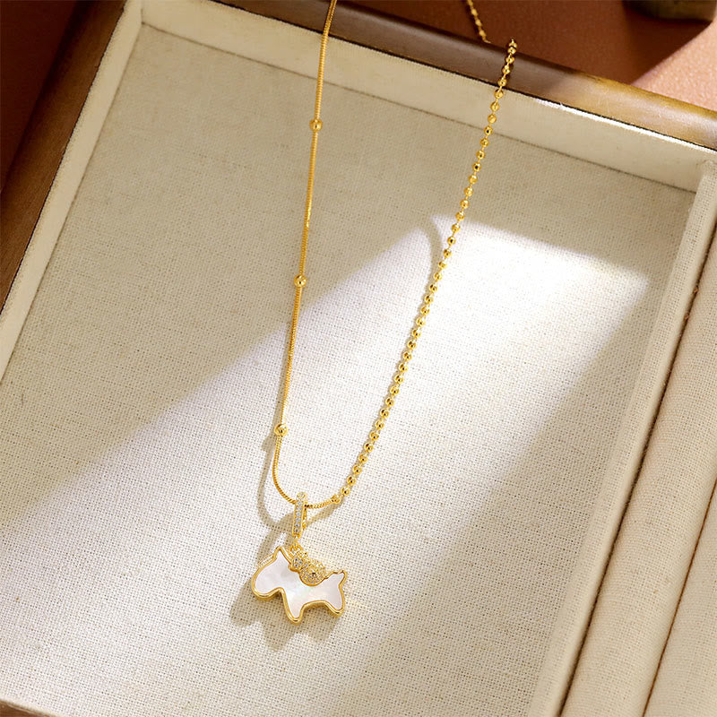 Pendentifs porte-bonheur en cuivre de l'année du Cheval , Buddha Stones - image 4