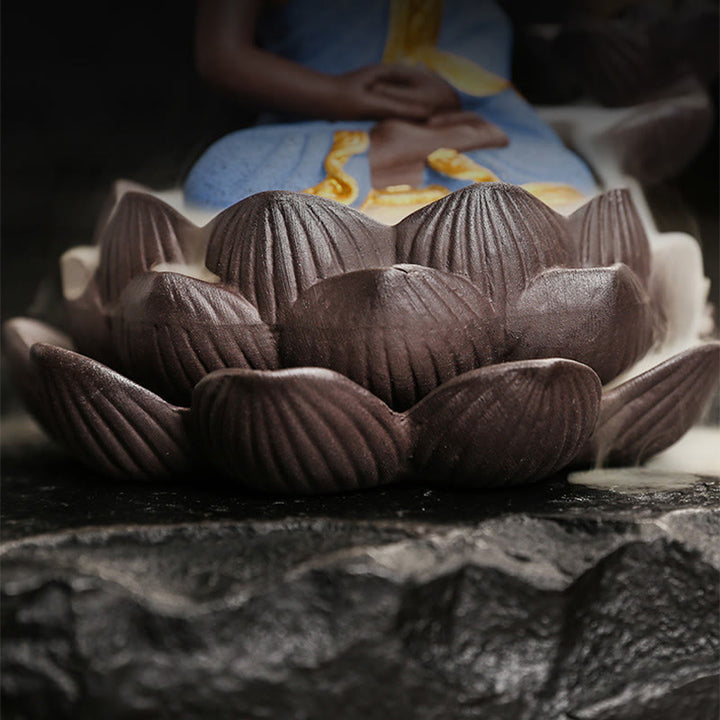 Buddha Stones, brûleur d'encens Bouddha Sérénité pour la décoration intérieure - image 16