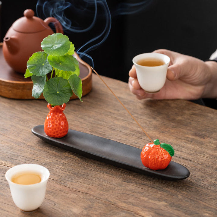 Brûleur d'encens décoratif pour la maison, Buddha Stones Pixiu, symbole de richesse - image 16