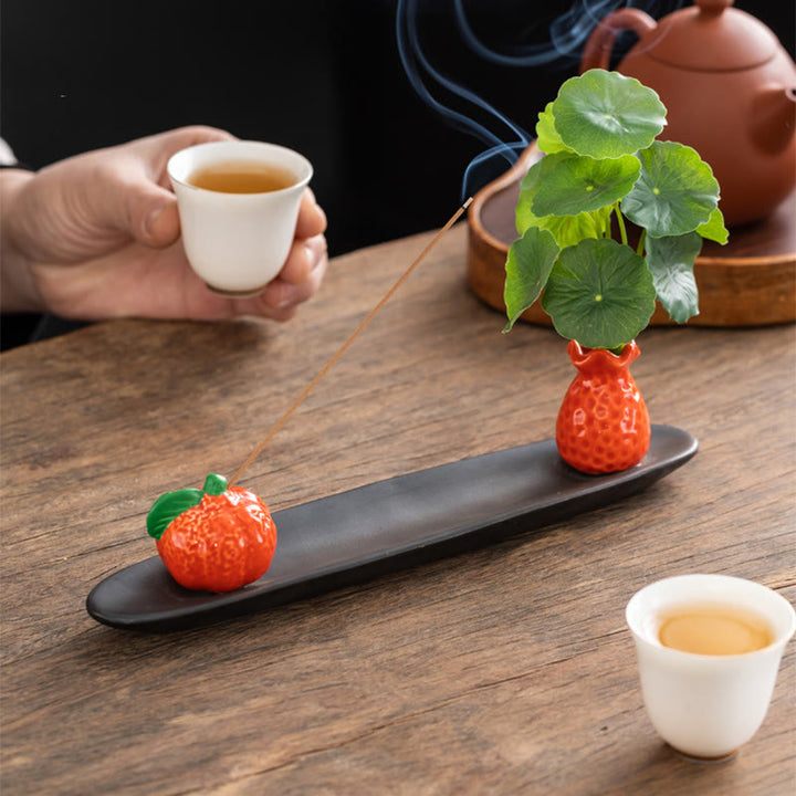 Brûleur d'encens décoratif pour la maison, Buddha Stones Pixiu, symbole de richesse - image 17