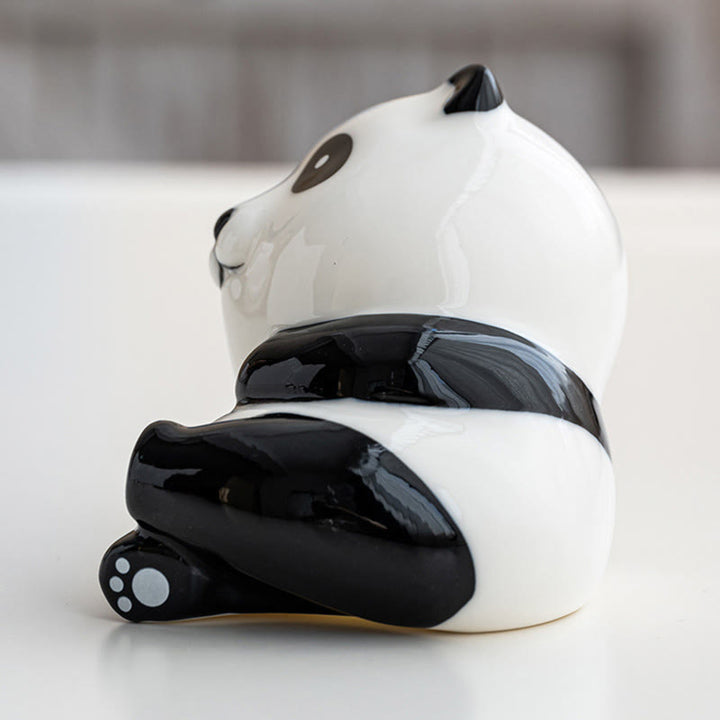 Brûleur d'encens décoratif en forme de panda et de Buddha Stones - image 5