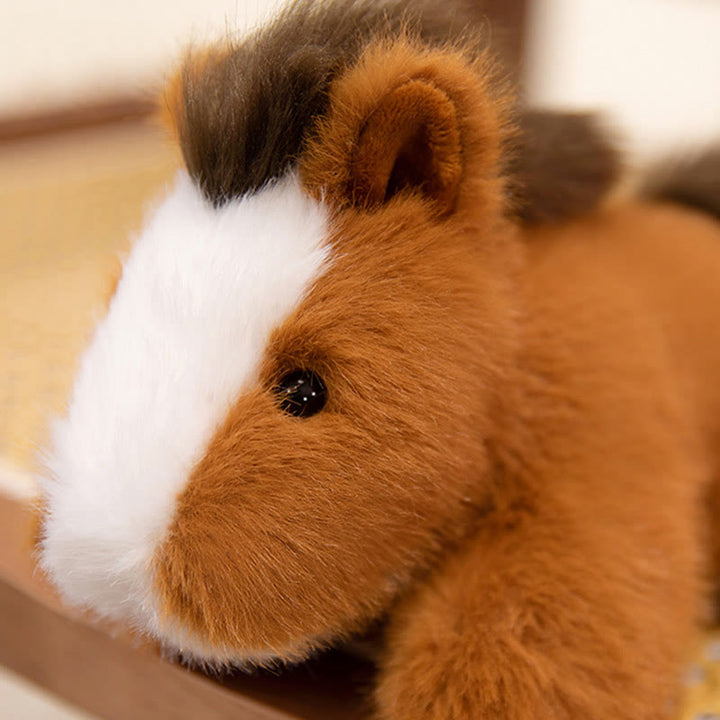 Buddha Stones Année du Cheval, peluche en position allongée, décoration de bureau Liberté - image 2