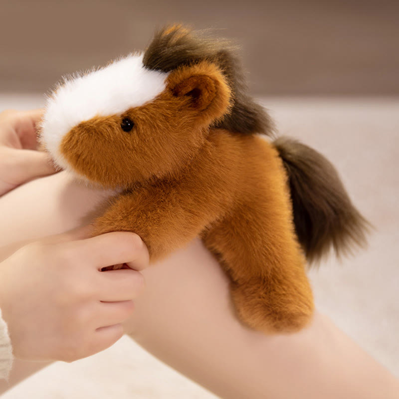 Buddha Stones Année du Cheval, peluche en position allongée, décoration de bureau Liberté - image 1