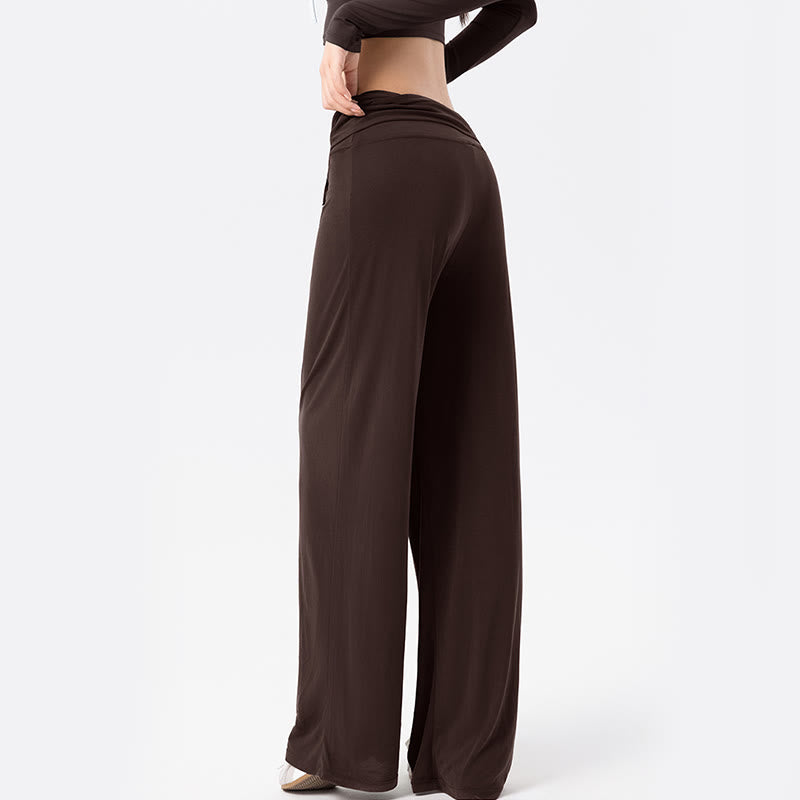 Pantalon de sport respirant à lacets pour femme Buddha Stones, jambes larges - image 12