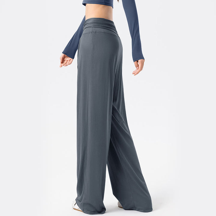 Pantalon de sport respirant à lacets pour femme Buddha Stones, jambes larges - image 5