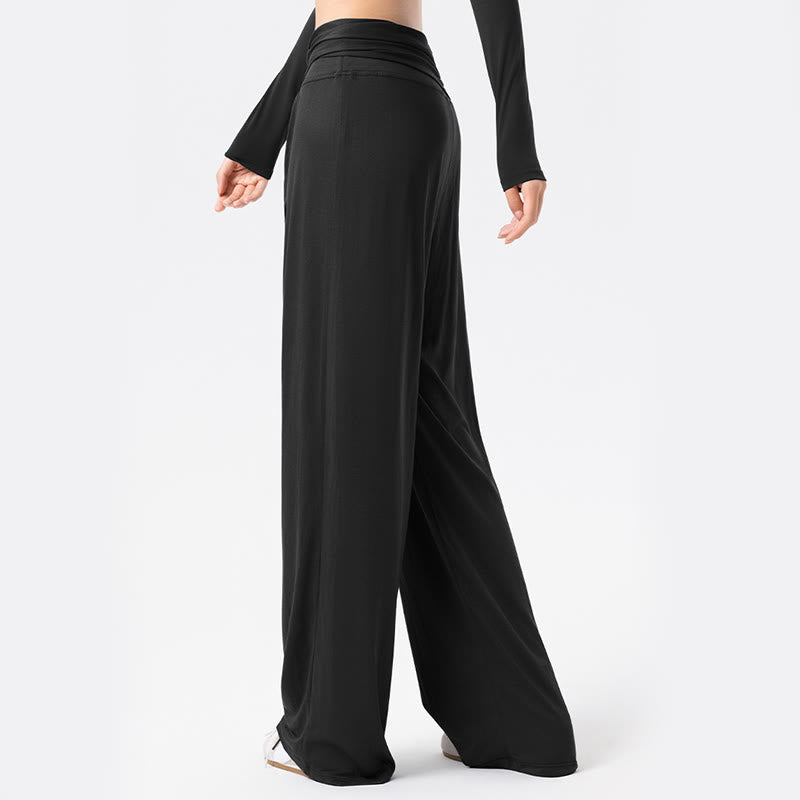 Pantalon de sport respirant à lacets pour femme Buddha Stones, jambes larges - image 1