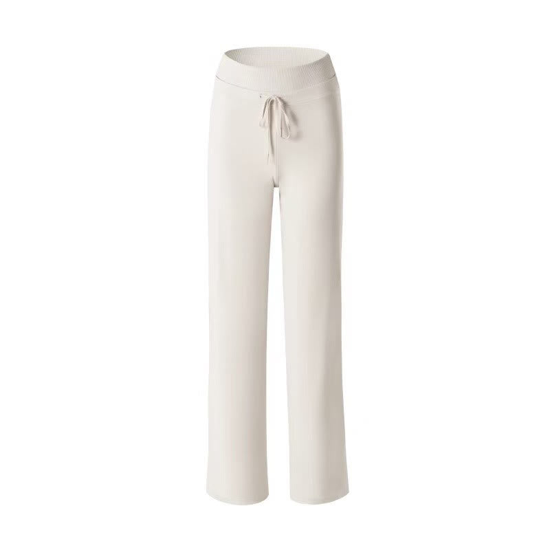 Pantalon de sport décontracté Buddha Stones à cordon de serrage et taille élastique pour femme, idéal pour le yoga et la gym. - Blanc - US6，UK/AU10，EU38 (XL) - image 8