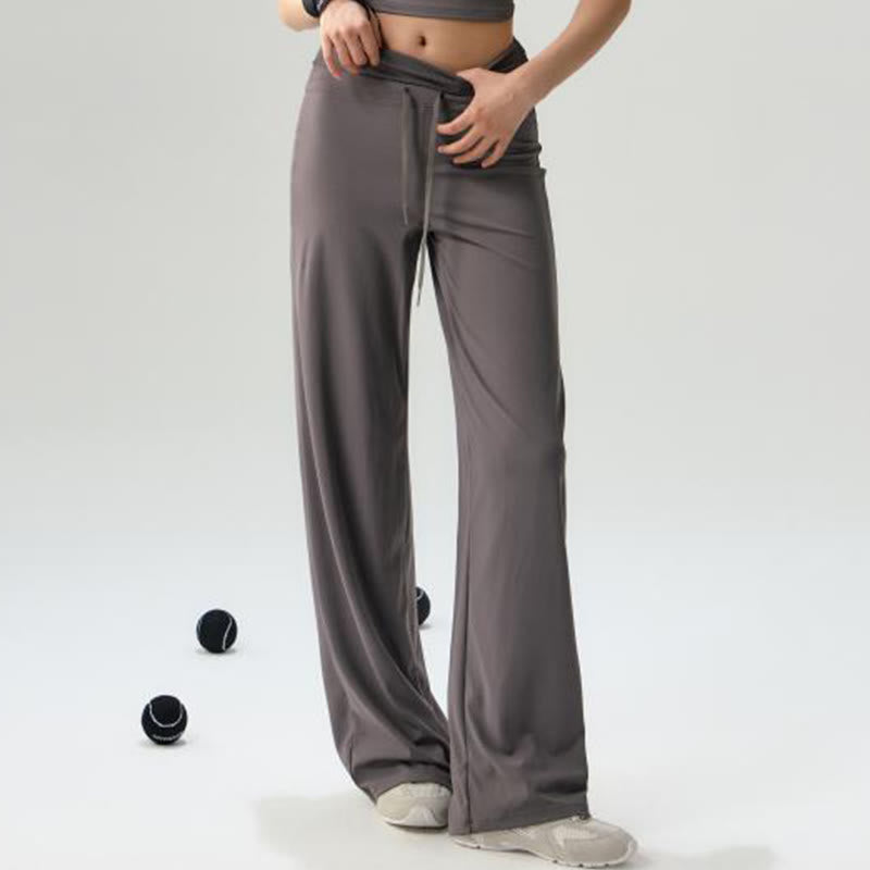 Pantalon de sport décontracté Buddha Stones à cordon de serrage et taille élastique pour femme, idéal pour le yoga et la gym. - image 2