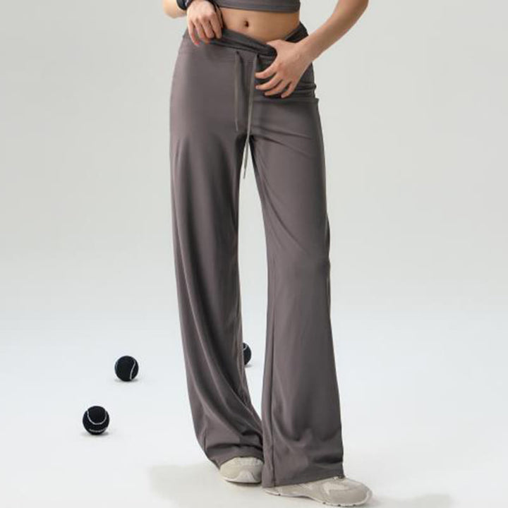 Pantalon de sport décontracté Buddha Stones à cordon de serrage et taille élastique pour femme, idéal pour le yoga et la gym. - image 2