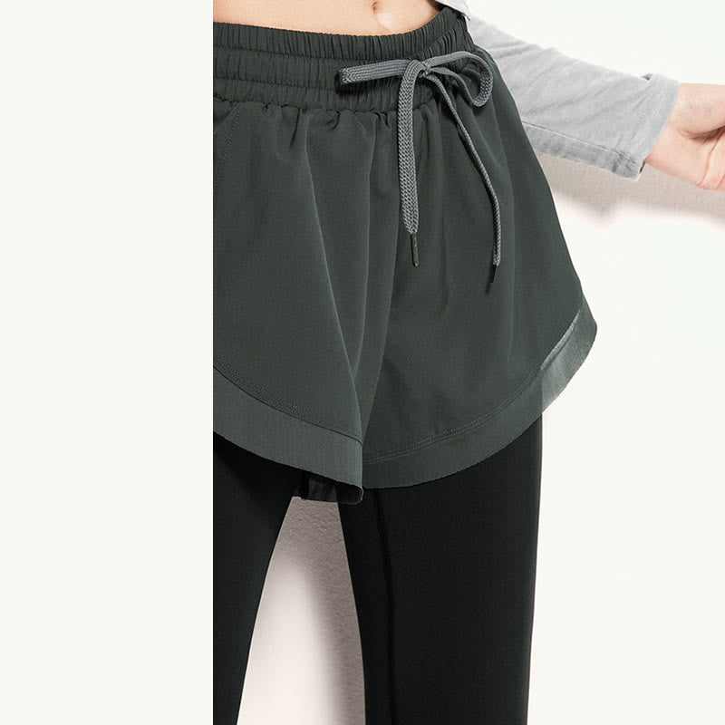 Collants de sport 2 en 1 Buddha Stones , leggings de fitness et de yoga pour femmes, parfaits pour les activités de plein air. - image 9