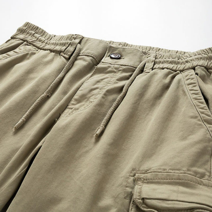 Pantalon d'été pour homme en coton avec poignets élastiques et poches , Buddha Stones - image 4