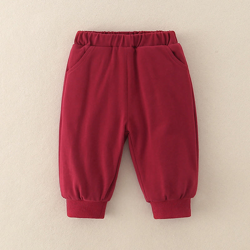 Ensemble de 2 pièces pour bébé garçon, motif lapin pêche et Buddha Stones , en coton, manches longues, pantalon à taille élastique et poches. - image 14