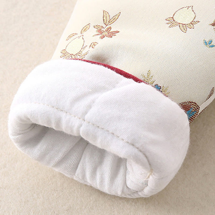 Ensemble de 2 pièces pour bébé garçon, motif lapin pêche et Buddha Stones , en coton, manches longues, pantalon à taille élastique et poches. - image 10