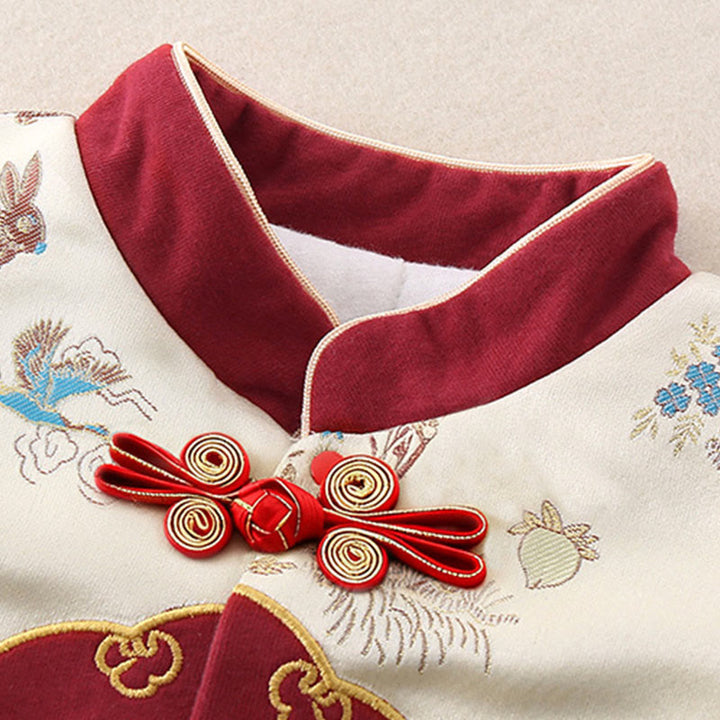 Ensemble de 2 pièces pour bébé garçon, motif lapin pêche et Buddha Stones , en coton, manches longues, pantalon à taille élastique et poches. - image 7