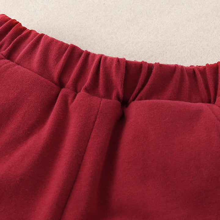 Ensemble de 2 pièces pour bébé garçon, motif lapin pêche et Buddha Stones , en coton, manches longues, pantalon à taille élastique et poches. - image 15