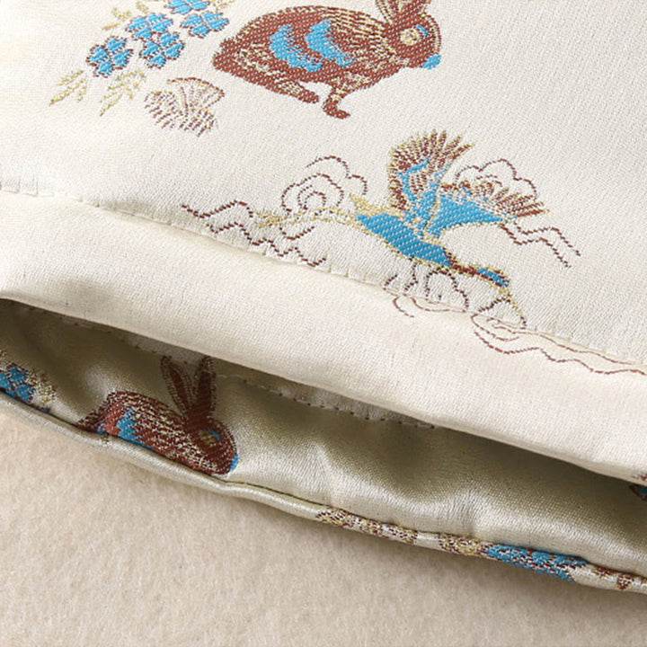 Ensemble de 2 pièces pour bébé garçon, motif lapin pêche et Buddha Stones , en coton, manches longues, pantalon à taille élastique et poches. - image 9