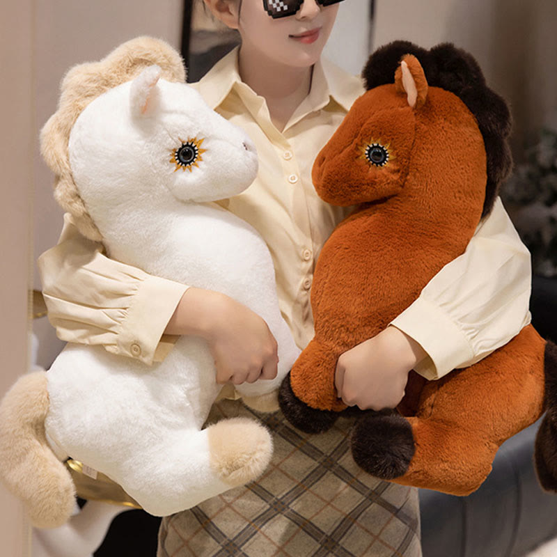 Buddha Stones Poney en peluche de l'année du Cheval, décoration pour la maison - image 10