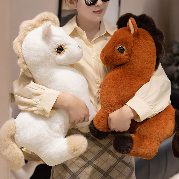 Buddha Stones Poney en peluche de l'année du Cheval, décoration pour la maison - image 10