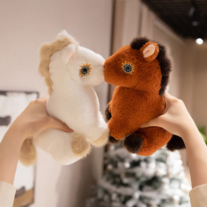 Buddha Stones Poney en peluche de l'année du Cheval, décoration pour la maison - image 7