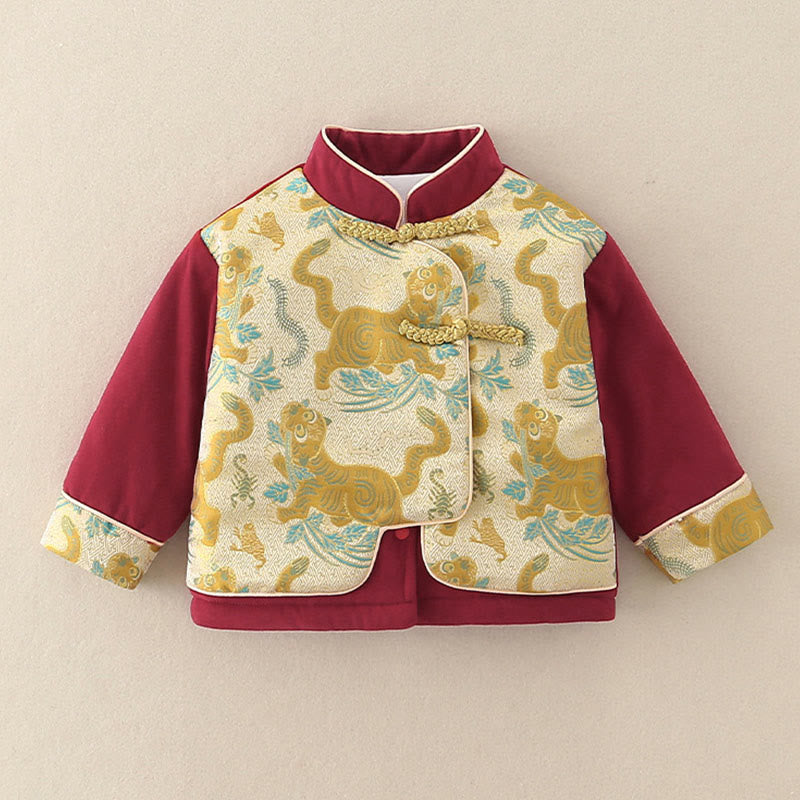 Ensemble de 2 pièces pour bébé garçon, motif tigre mignon, manches longues, pantalon à taille élastique et poches, en coton, avec Buddha Stones . - image 6