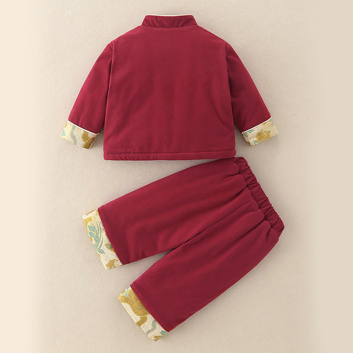 Ensemble de 2 pièces pour bébé garçon, motif tigre mignon, manches longues, pantalon à taille élastique et poches, en coton, avec Buddha Stones . - image 5