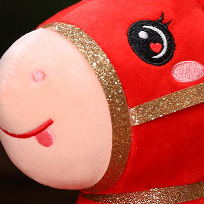 Buddha Stones Année du Cheval - Peluche Poney Mignonne Décoration Énergétique pour la Maison - image 2