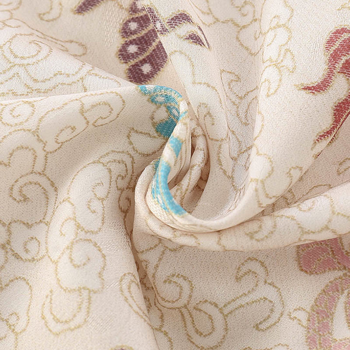 Ensemble de 2 Buddha Stones pour bébé fille, motif poissons koi et papillons, en coton, manches longues et pantalon à taille élastique. - image 8