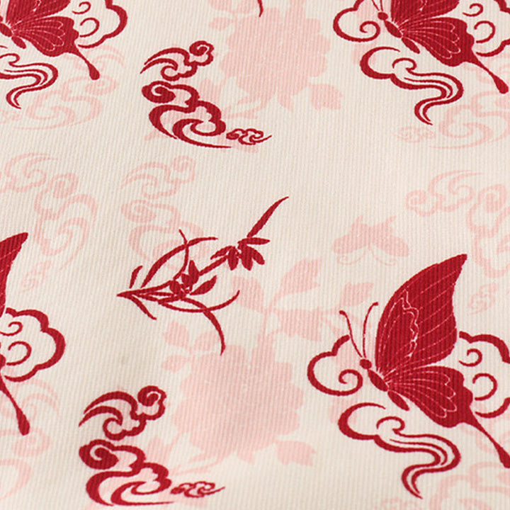 Grenouillères à manches longues en coton pour bébé fille, motif papillon d'hiver et nuages ​​de bon augure , Buddha Stones - image 11