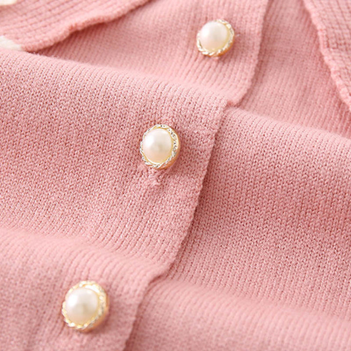 Combinaison bébé fille à manches longues et capuche, en maille, motif color block printemps/automne, Buddha Stones - image 12