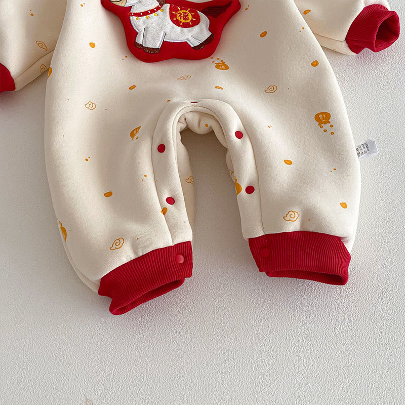 Grenouillères à manches longues en coton pour bébé fille ou garçon, motif Buddha Stones , année du Cheval - image 9