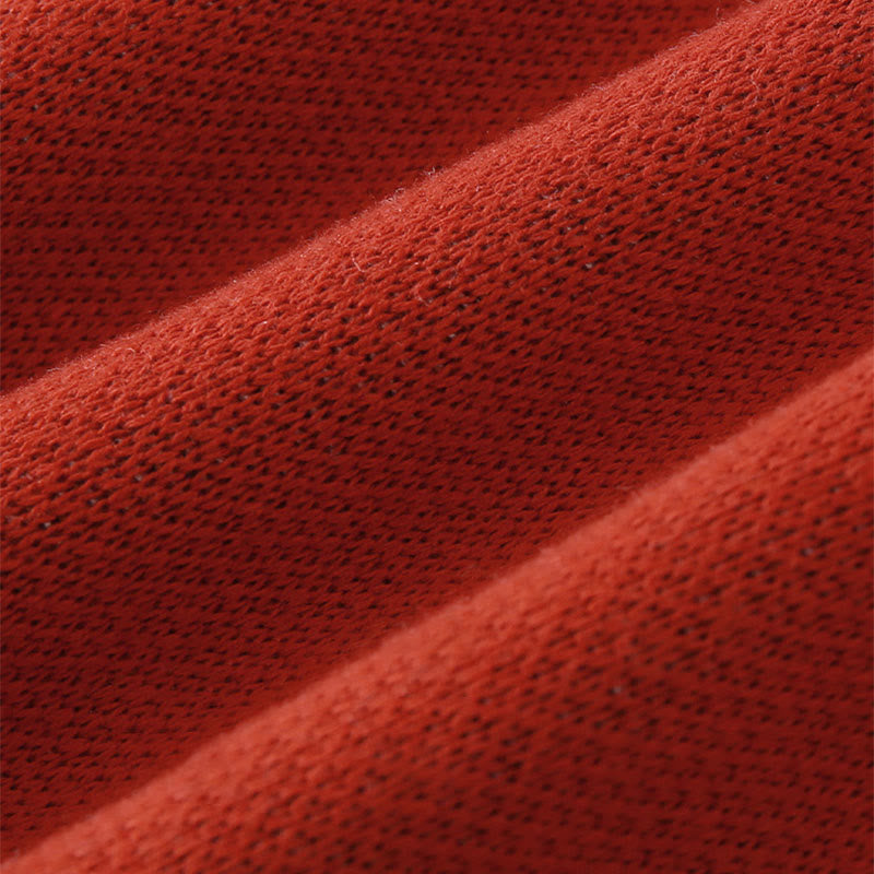 Combinaison bébé garçon/fille en coton tricoté à manches longues, motif panda roux et Buddha Stones , automne/hiver - image 8