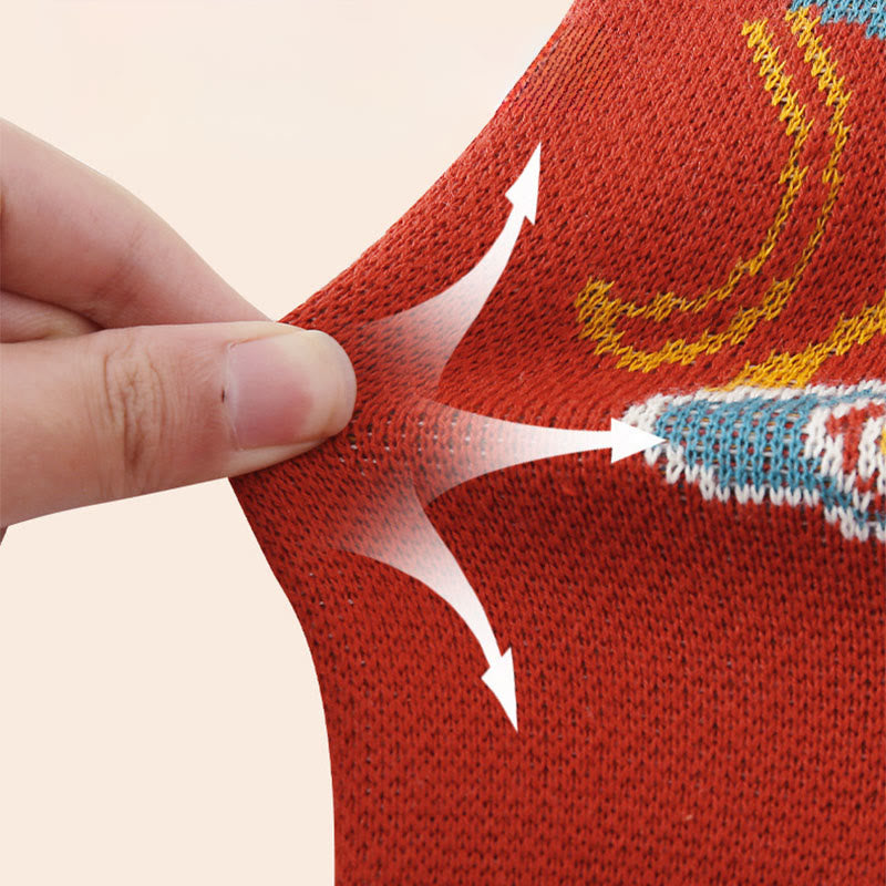 Combinaison bébé garçon/fille en coton tricoté à manches longues, motif panda roux et Buddha Stones , automne/hiver - image 6