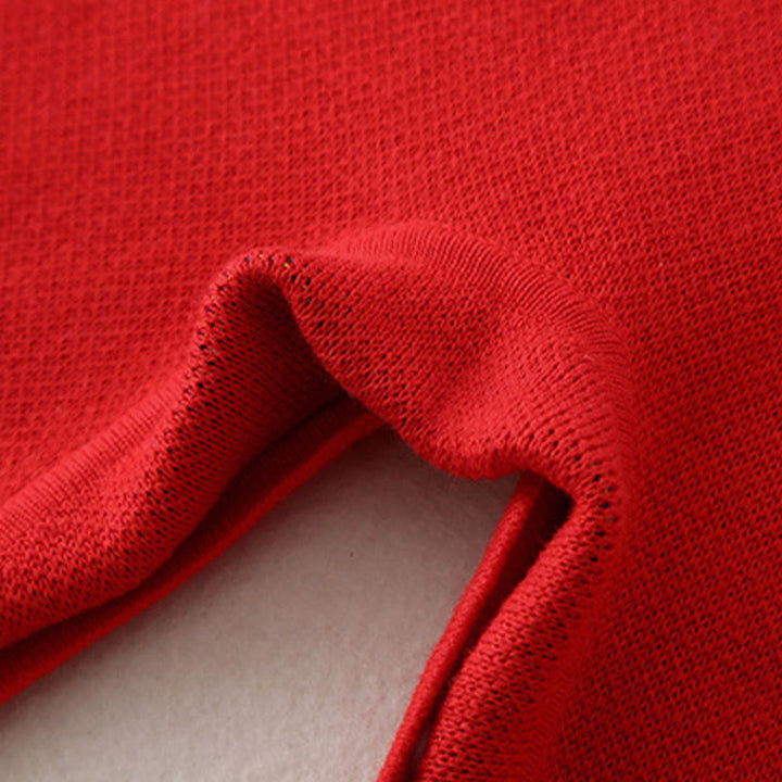 Combinaison bébé garçon/fille en coton tricoté à manches longues, motif dragon rouge et Buddha Stones , automne/hiver - image 10