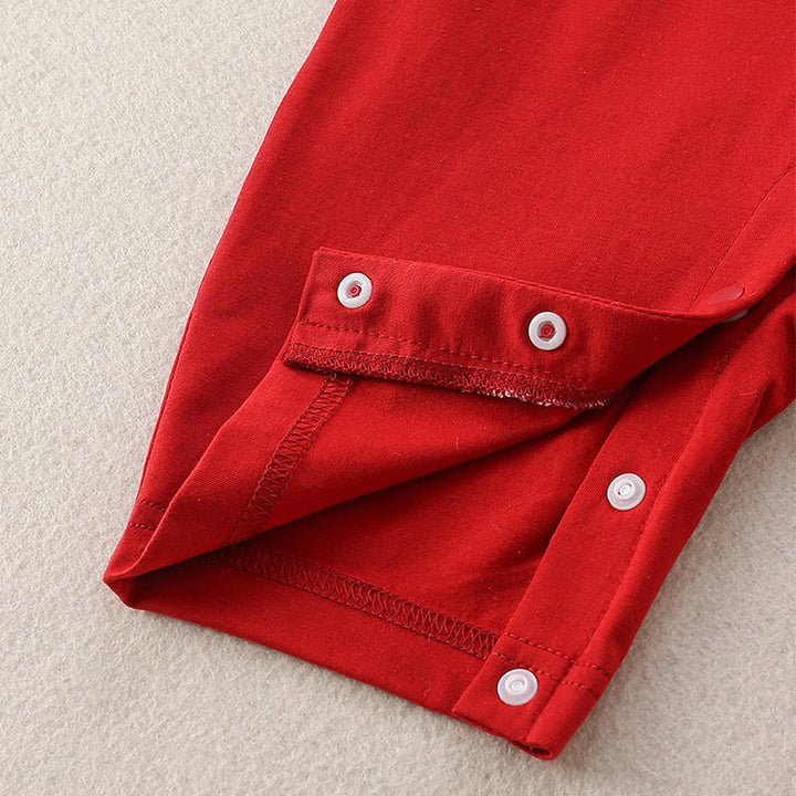 Grenouillères à manches longues en coton pour bébé fille, motif papillon rouge et Buddha Stones , printemps/automne - image 6