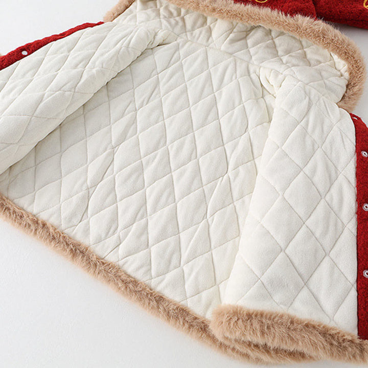 Manteau à manches longues pour bébé fille/garçon, motif vagues et poissons koi rouges, avec Buddha Stones , automne/hiver - image 8