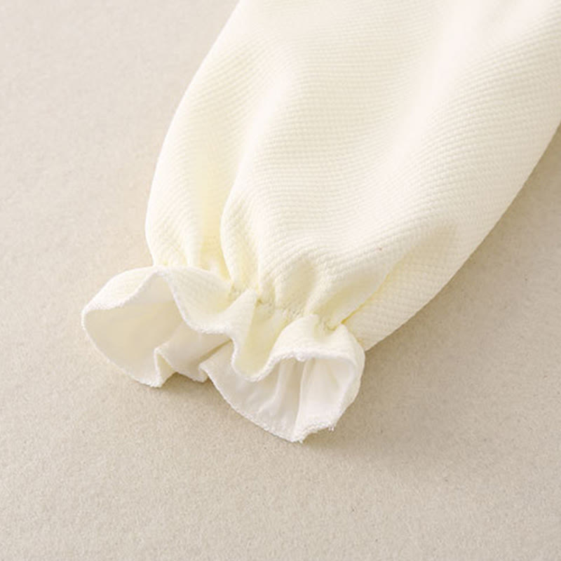 Grenouillères bébé fille en coton à manches longues, motif pavillon printemps-automne, Buddha Stones - image 9