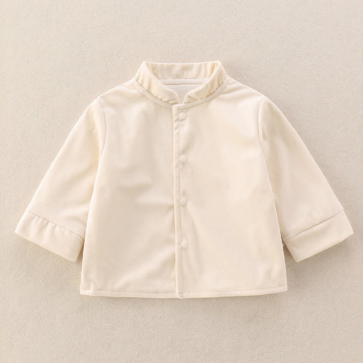 Ensemble bébé garçon 3 pièces en coton, motif bouteilles et Buddha Stones un gilet, une veste et un pantalon à taille élastique et manches longues. - image 4