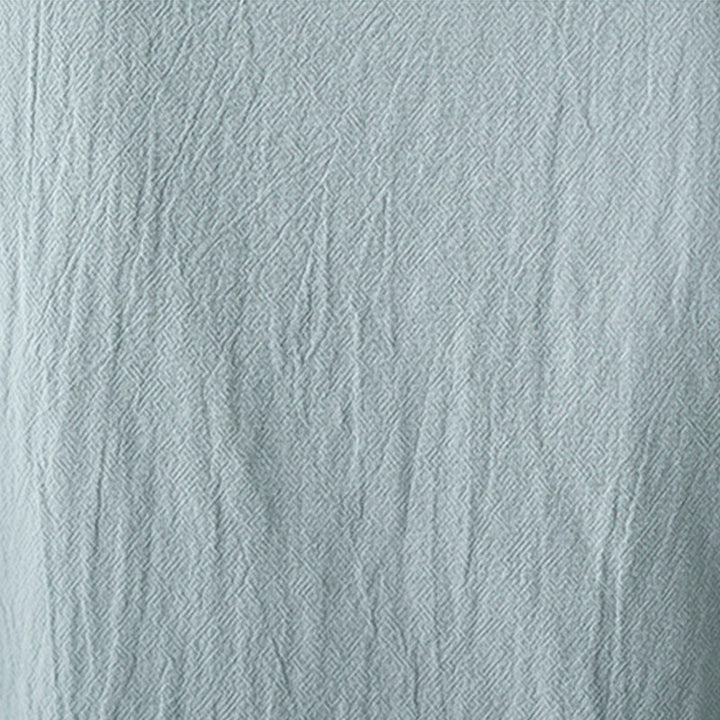 Chemise en coton à manches longues et col montant, motif floral brodé, pour femme, Buddha Stones - image 15